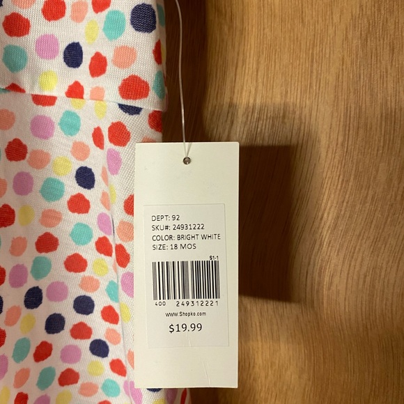Girls Peanut & Ollie Polka Dotted Dress - Picture 5 of 5